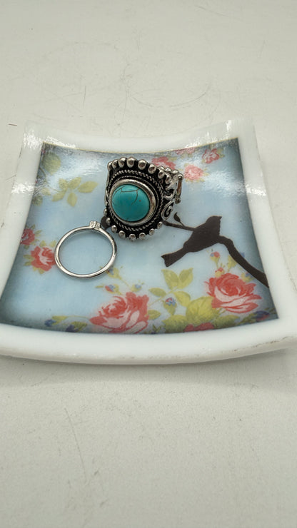 Lovely Fused Glass Trinket Dish