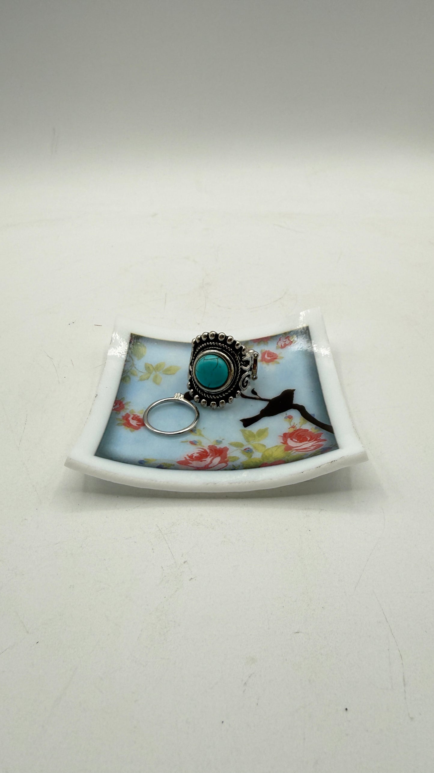 Lovely Fused Glass Trinket Dish