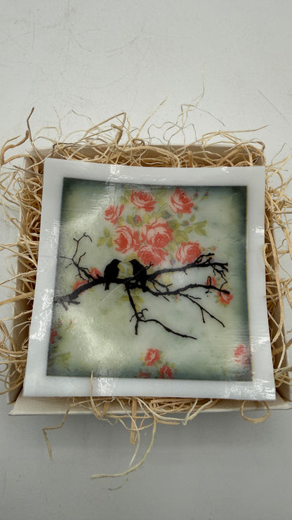 Lovely Fused Glass Trinket Dish