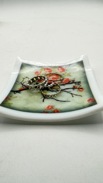 Lovely Fused Glass Trinket Dish