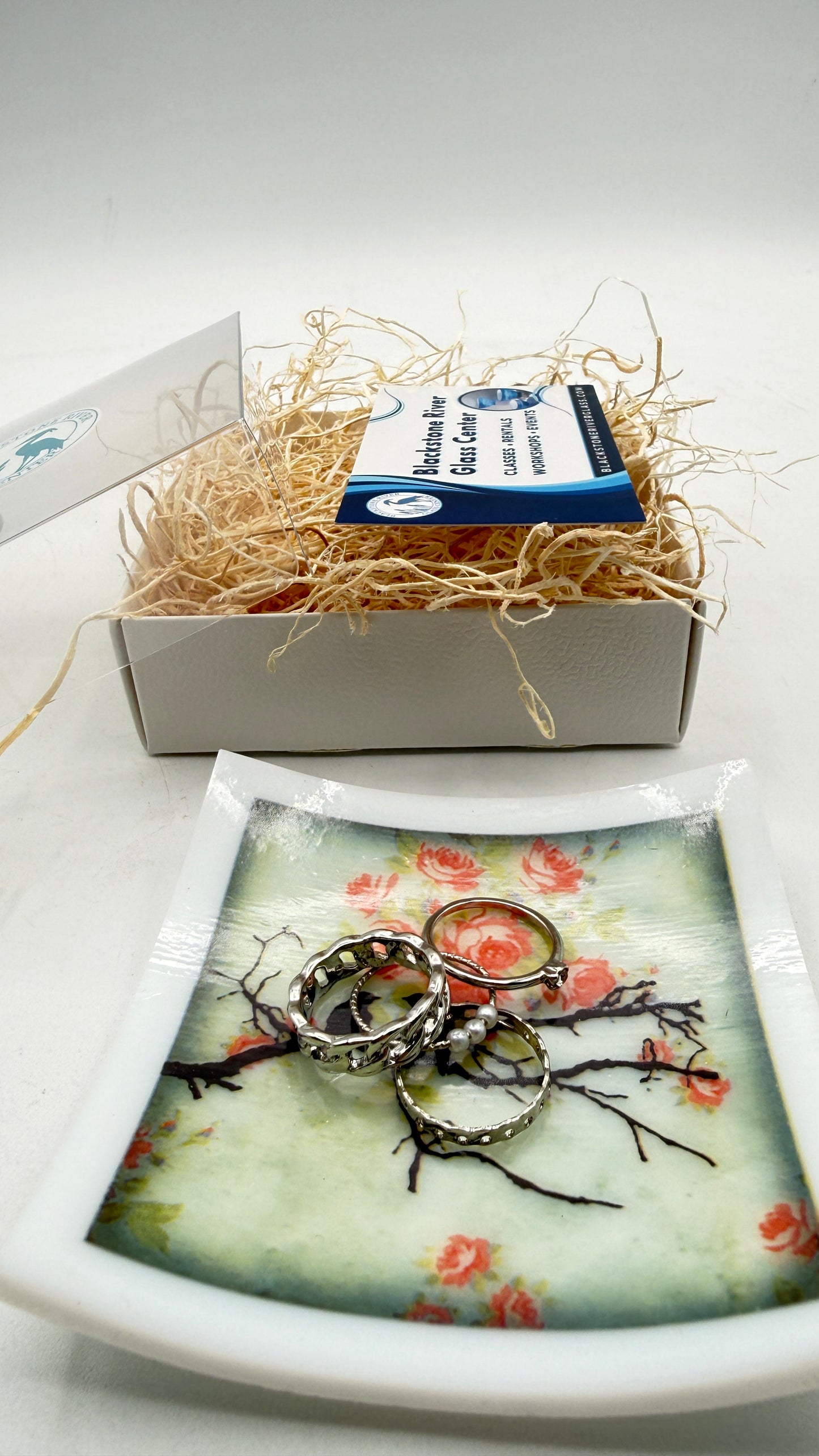 Lovely Fused Glass Trinket Dish