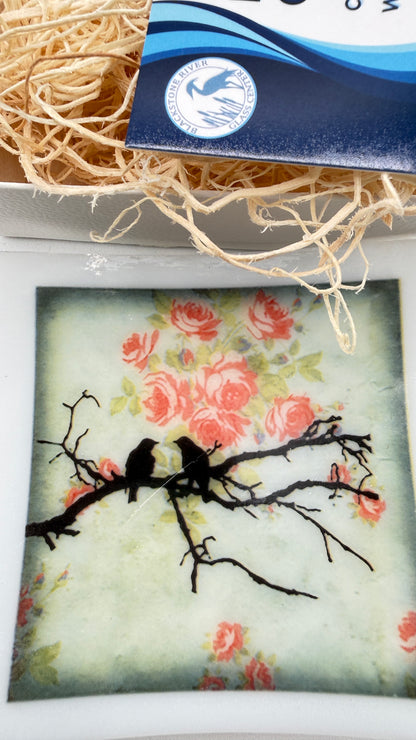 Lovely Fused Glass Trinket Dish