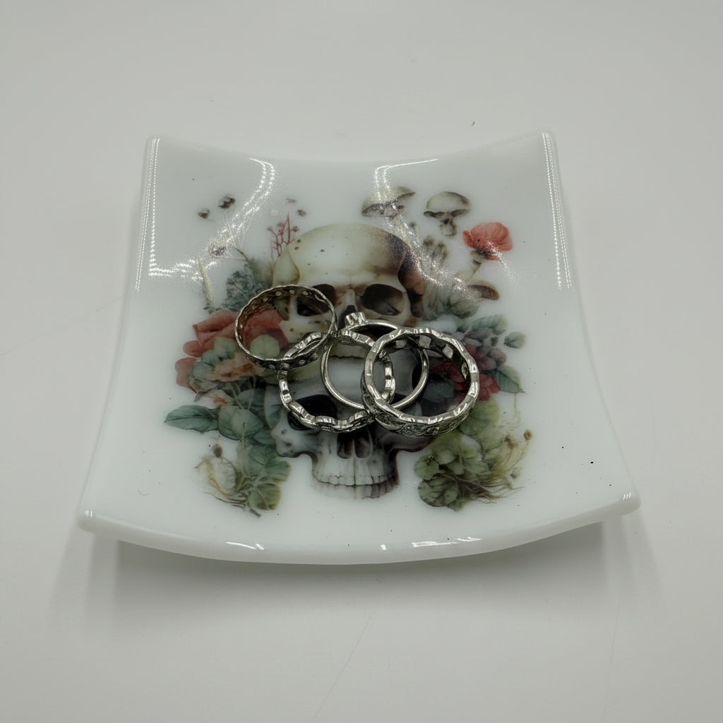 Mushroom Skull Trinket Dishes