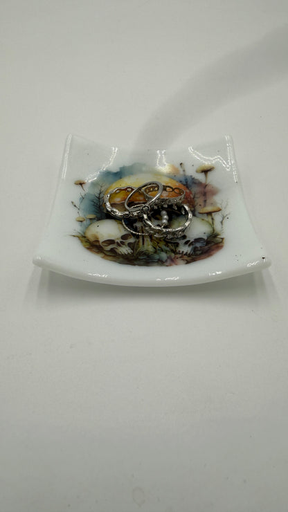 Mushroom Skull Trinket Dishes