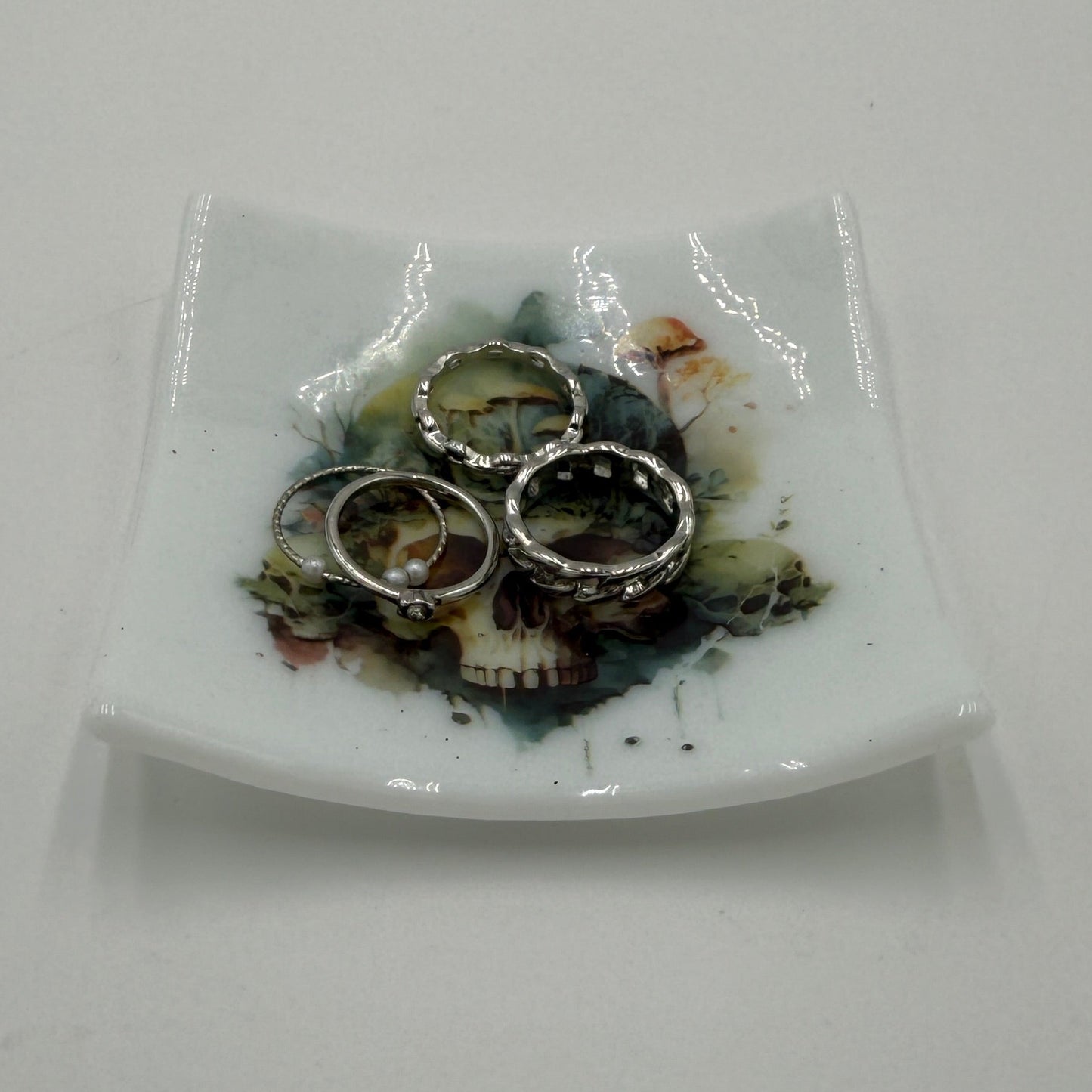 Mushroom Skull Trinket Dishes