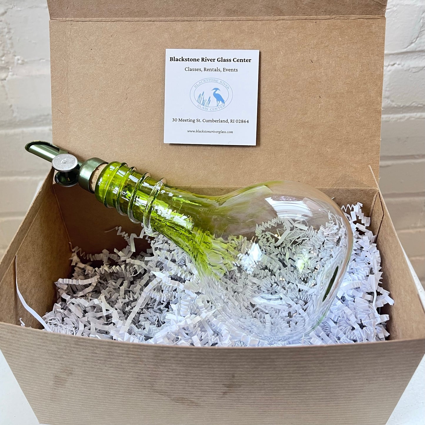 Hyacinth Oil and Vinegar Drizzler Bottles