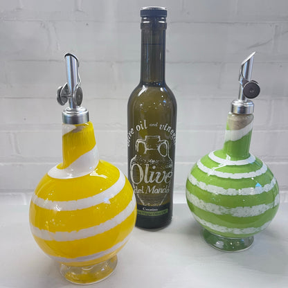 Set of 2 Oil and Vinegar Drizzler Bottles
