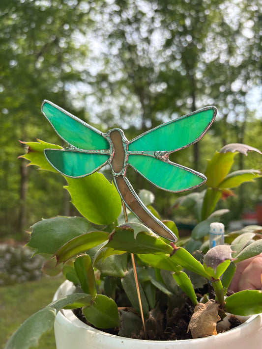 Stained Glass Dragonfly Garden Stake Class