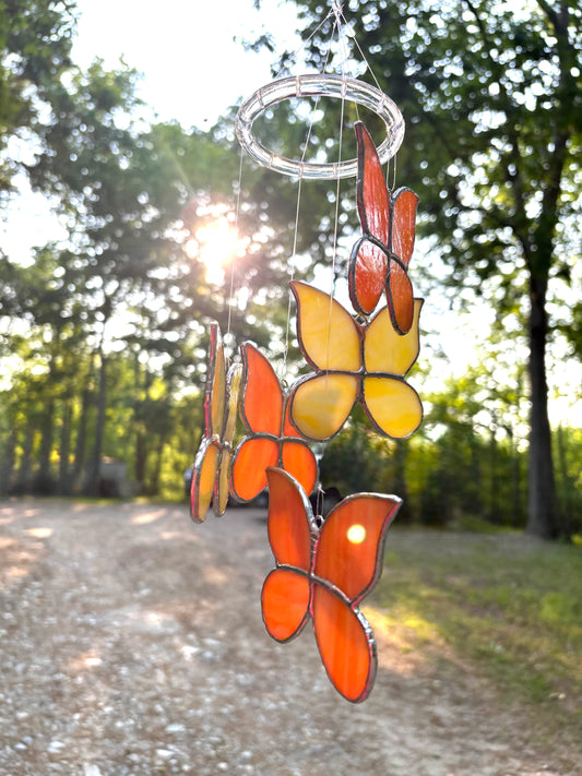 Stained Glass Butterfly Mobile Class