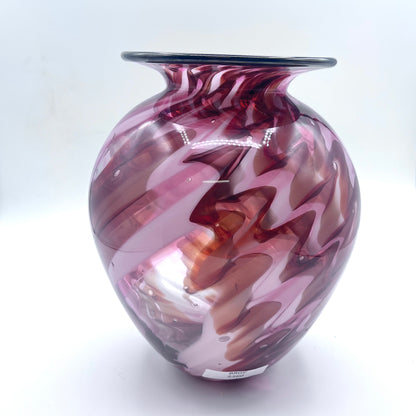 Hand Blown Lava Vase