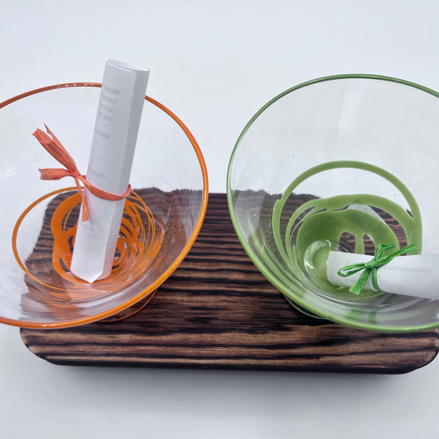 Hand Blown Martini Glasses  | Made in Rhode Island.