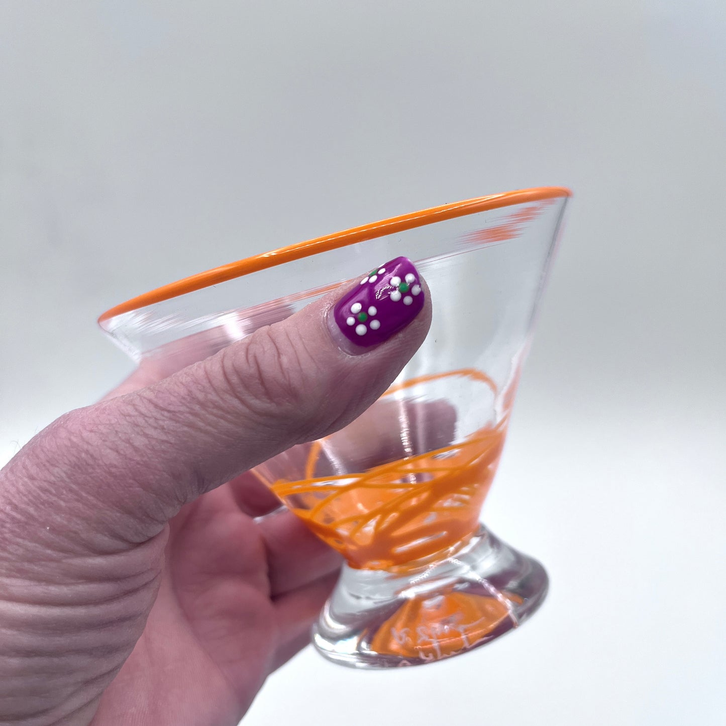 Hand Blown Martini Glasses  | Made in Rhode Island.