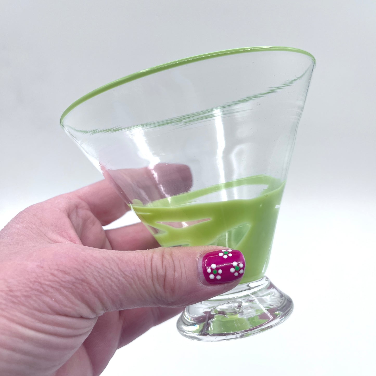 Hand Blown Martini Glasses  | Made in Rhode Island.