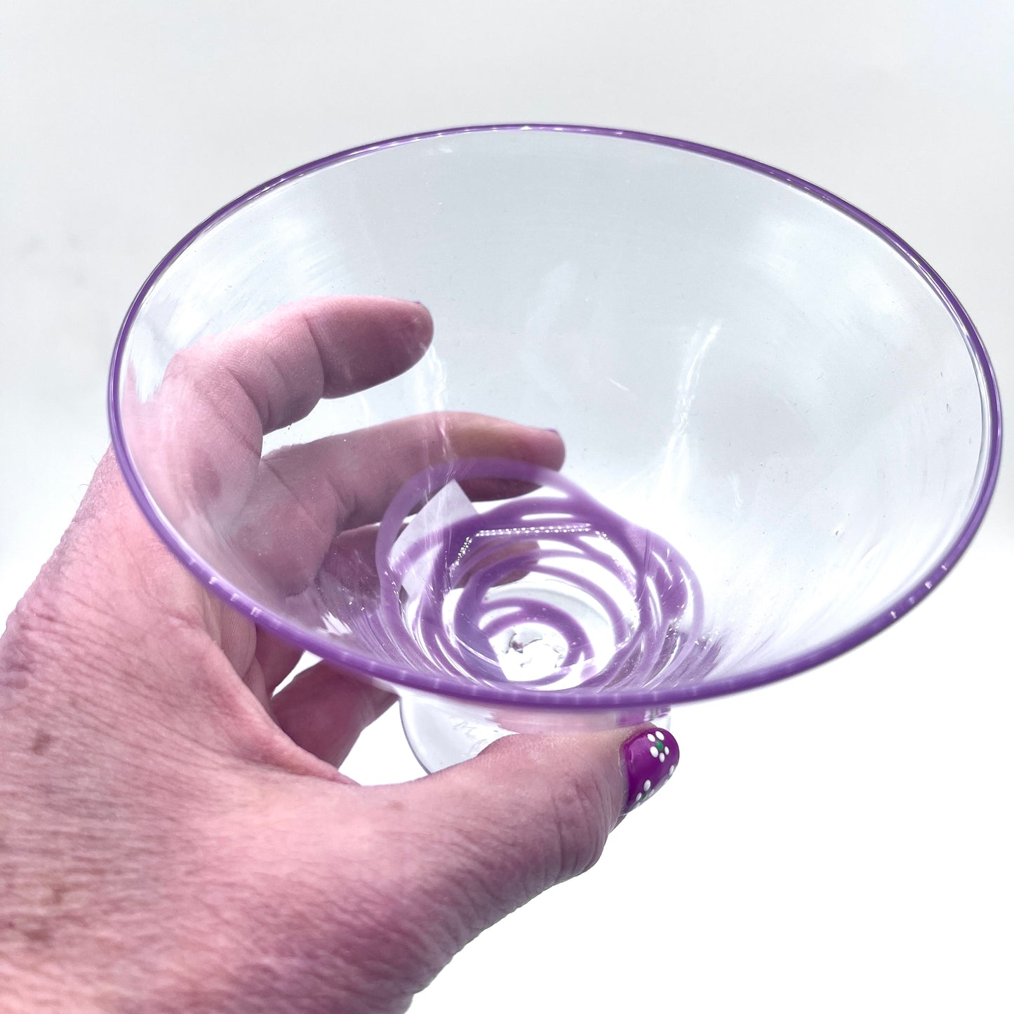 Hand Blown Martini Glasses  | Made in Rhode Island.