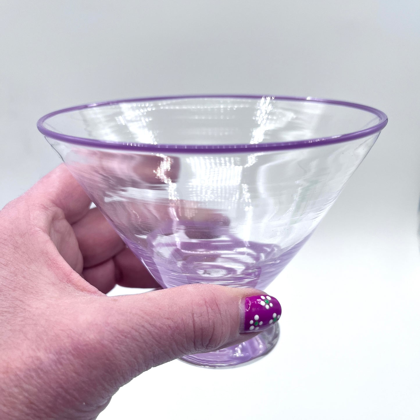 Hand Blown Martini Glasses  | Made in Rhode Island.