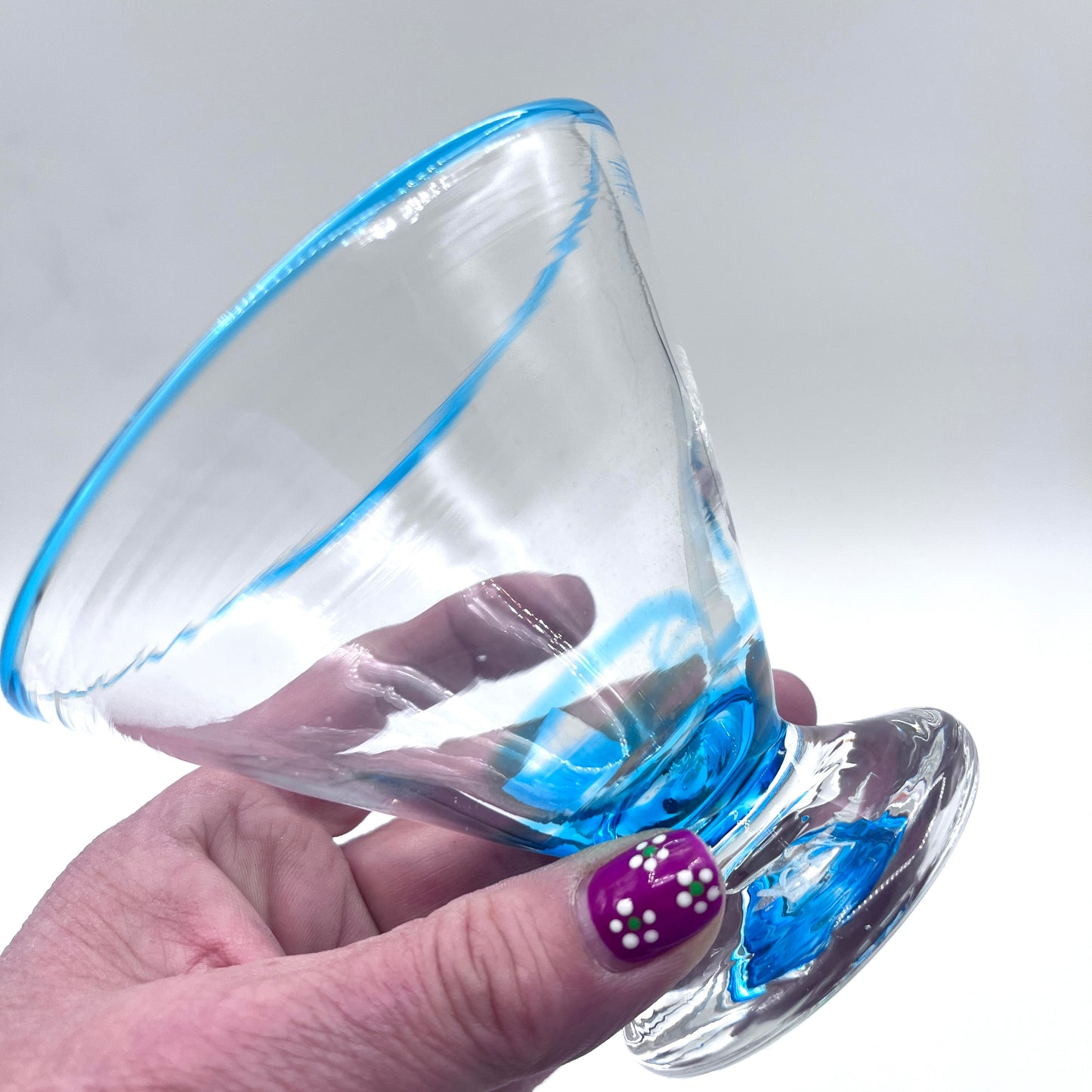 Hand Blown Martini Glasses  | Made in Rhode Island.