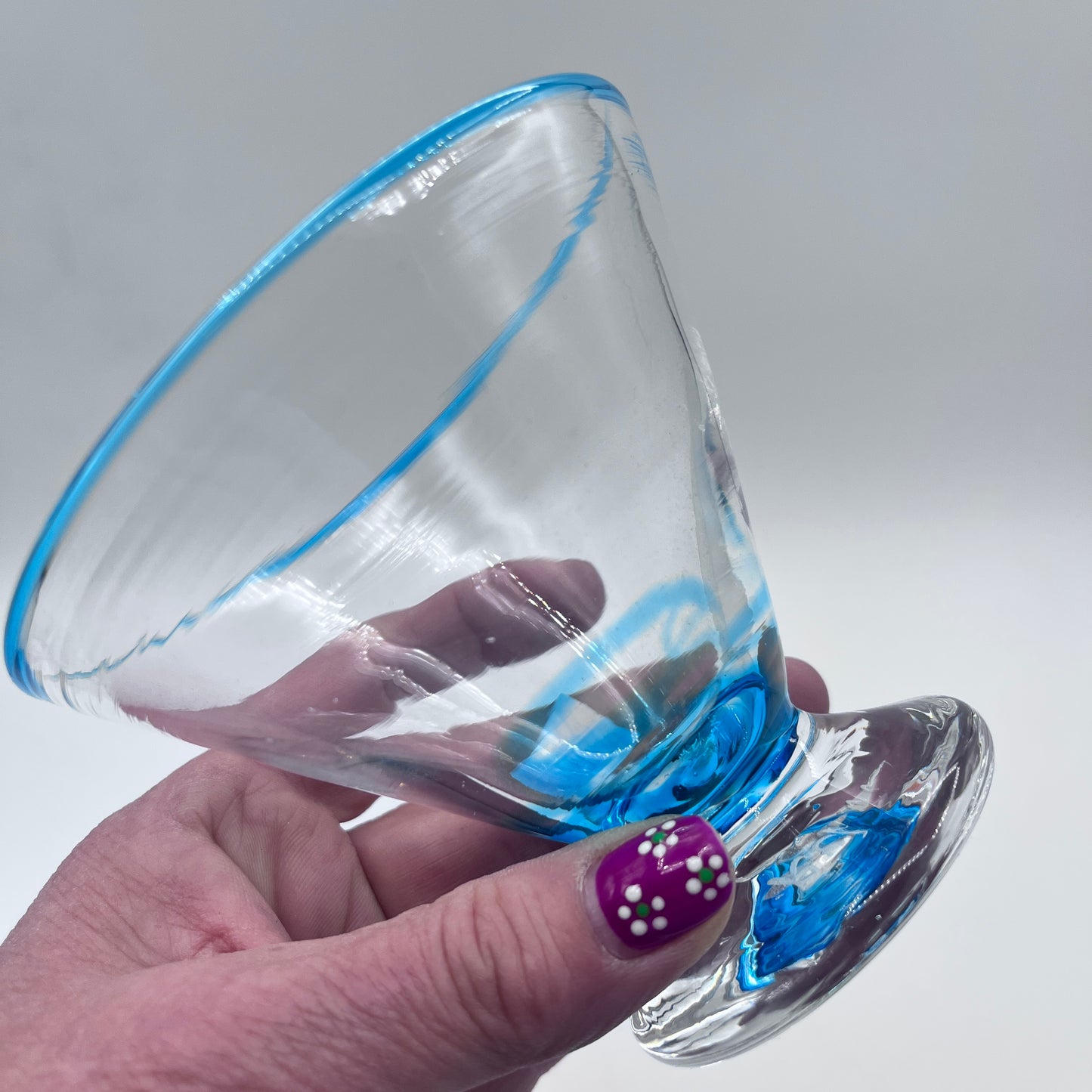 Hand Blown Martini Glasses  | Made in Rhode Island.