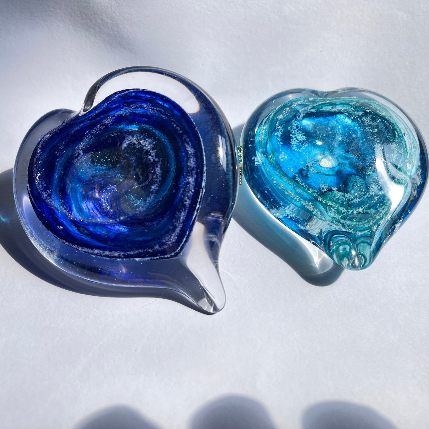 Ashes to Art Glass Memorial Paperweight Orb