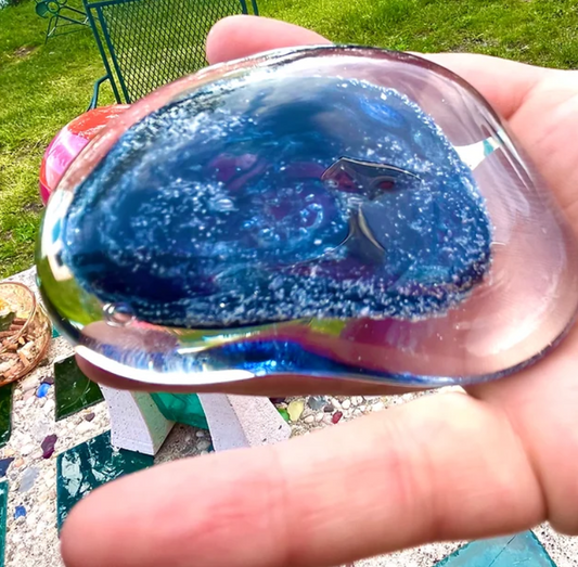 Glass Ash Memorial Healing Stones