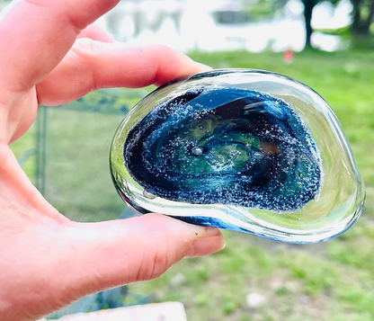 Glass Ash Memorial Healing Stones
