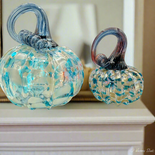 Fall Special Stardust Glass Pumpkin  Home Decor