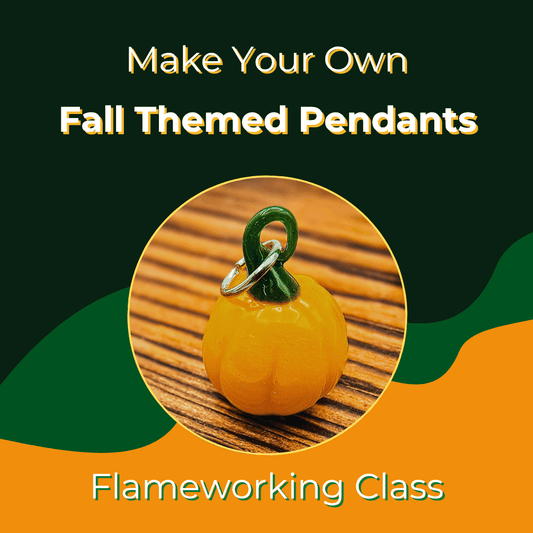 Flameworked Pendants-Fall Edition