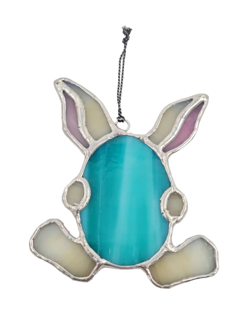baby bunny stained glass
