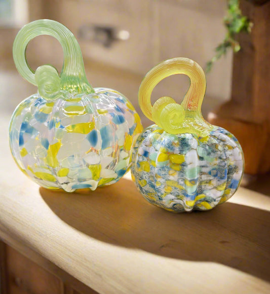 Fall Special Glass Pumpkin Buttercup Home Decor