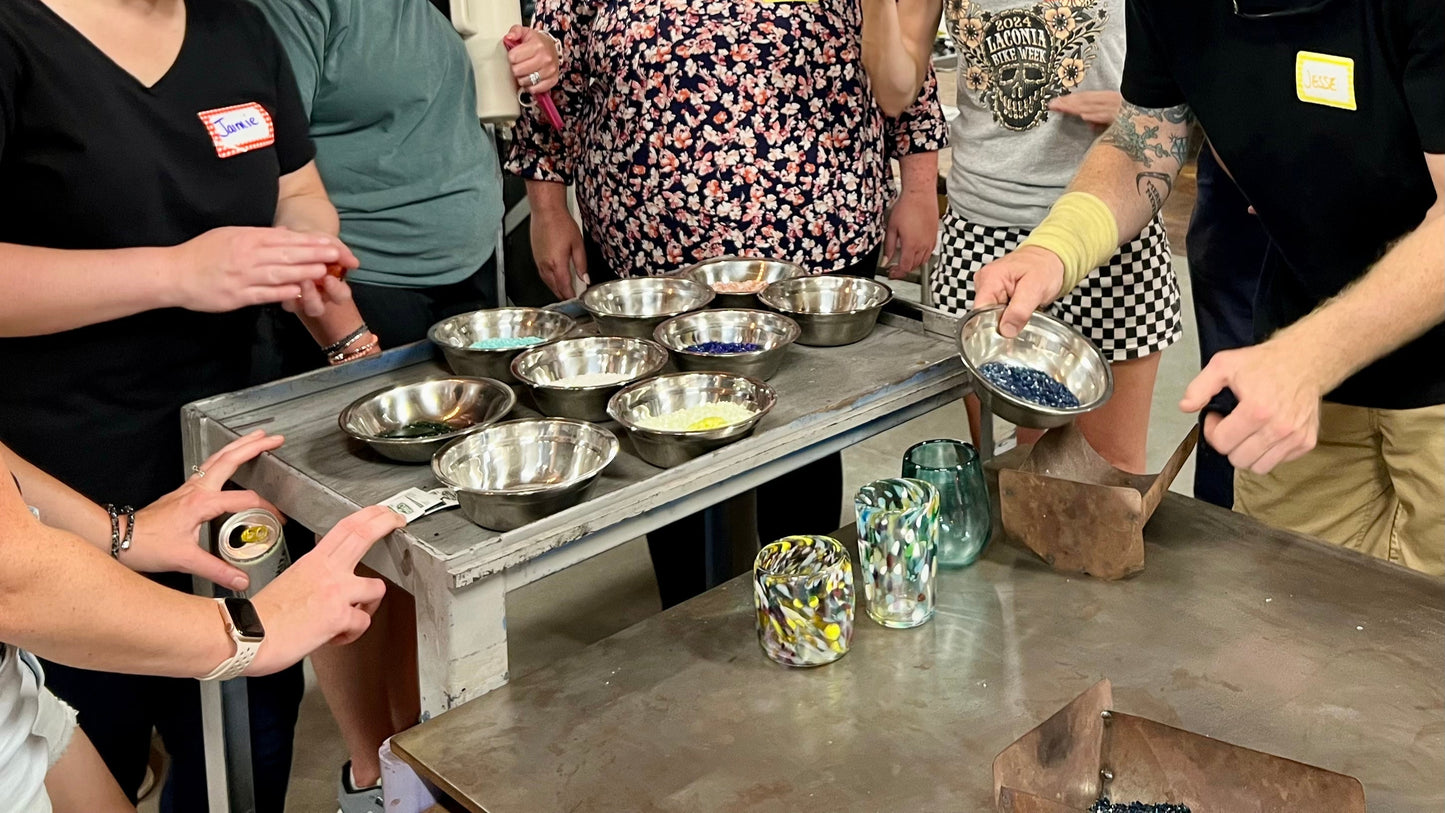 🔥 The Hot Glass Experience – Private Group Glassblowing Event
