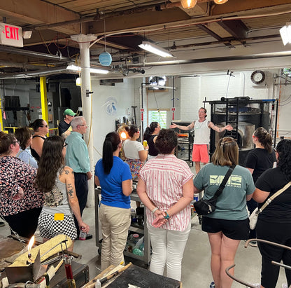 🔥 The Hot Glass Experience – Private Group Glassblowing Event