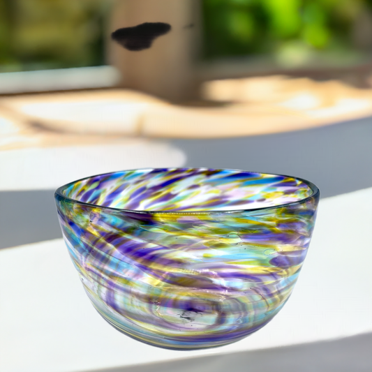 Fruity Blown Glass Bowl