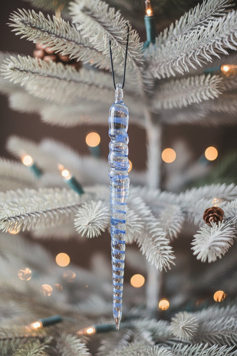 Holiday Flameworking: Candy Canes & Icicles