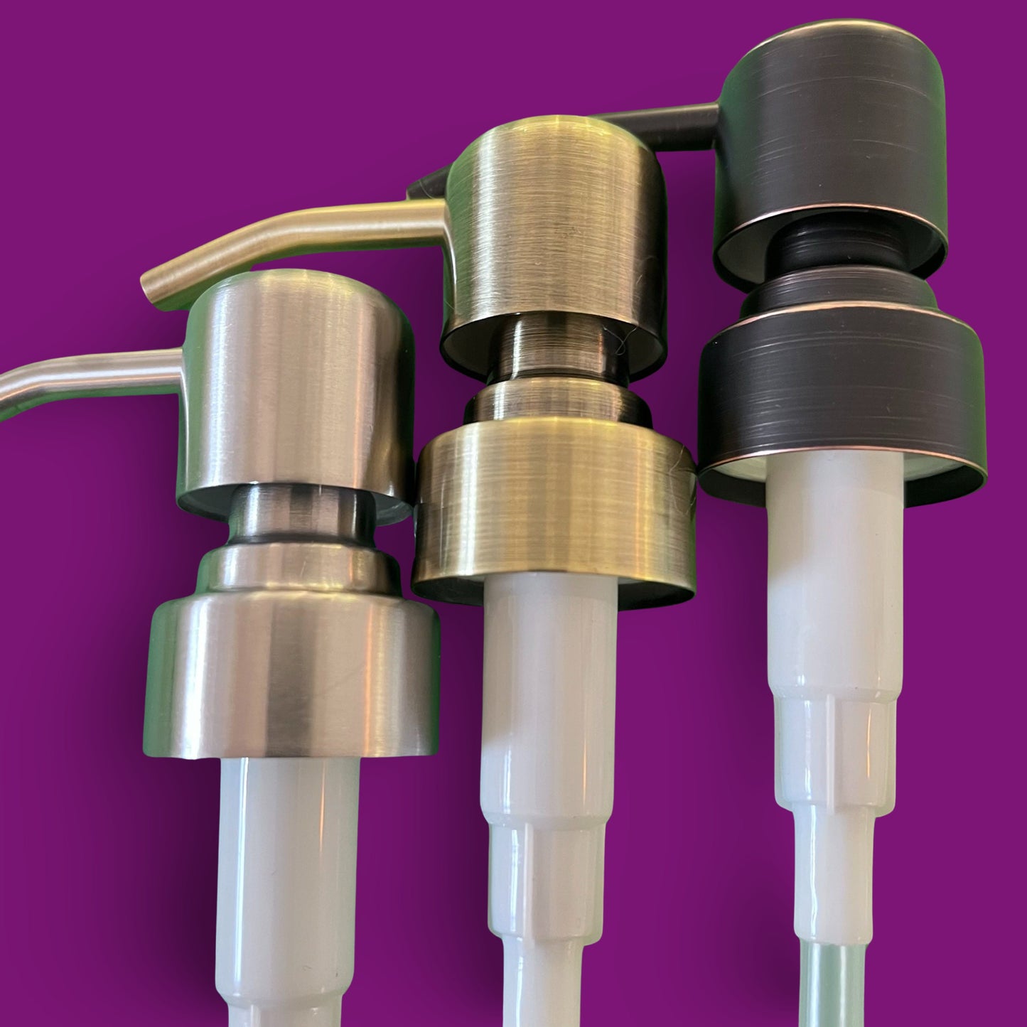Replacement Soap Pump ~ Make Your Own Soap Dispenser. Nickel, Brass, and Bronze
