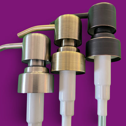 Replacement Soap Pump ~ Make Your Own Soap Dispenser. Nickel, Brass, and Bronze