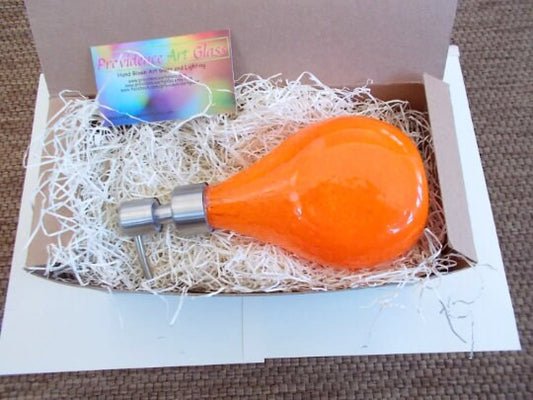 Bold Color Soap Dispenser Hand Blown Glass