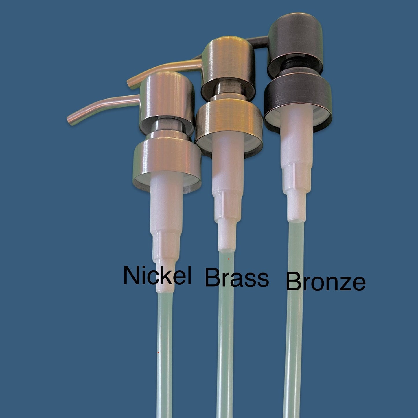 Replacement Soap Pump ~ Make Your Own Soap Dispenser. Nickel, Brass, and Bronze