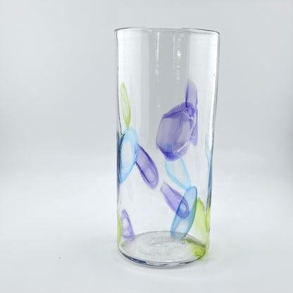 Super Sassy Set of Two High Ball Hand Blown Glasses