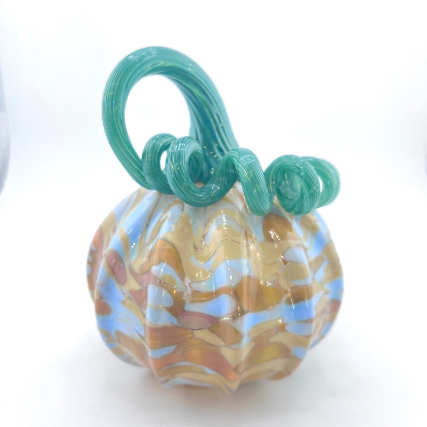Hand Blown Glass Pumpkin - Ready to Ship