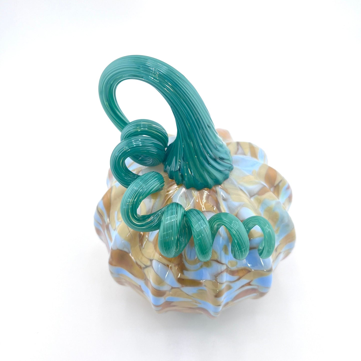 Hand Blown Glass Pumpkin - Ready to Ship