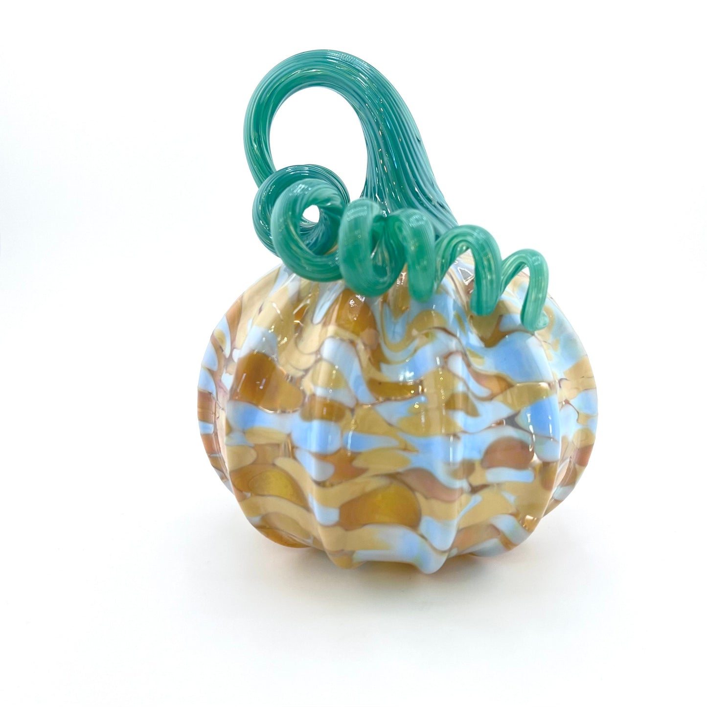 Hand Blown Glass Pumpkin - Ready to Ship