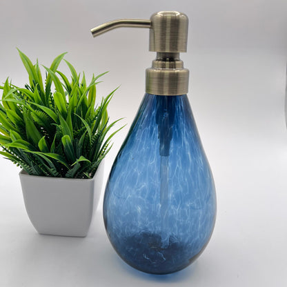Hand Blown Glass Soap Dispenser