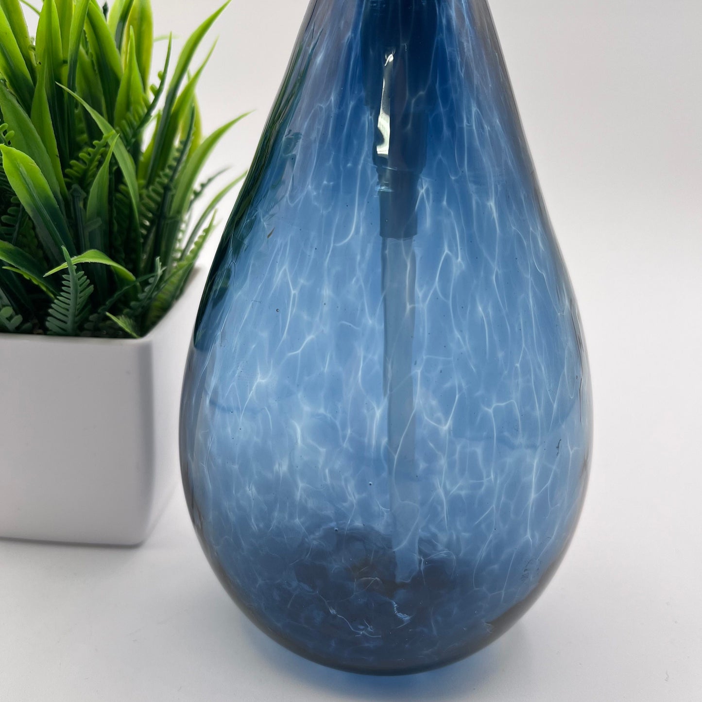 Hand Blown Glass Soap Dispenser