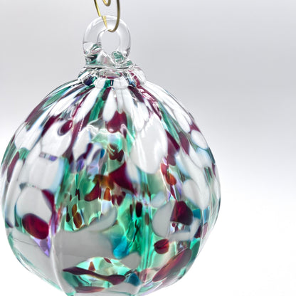 Holiday Hand Blown Glass Ornament