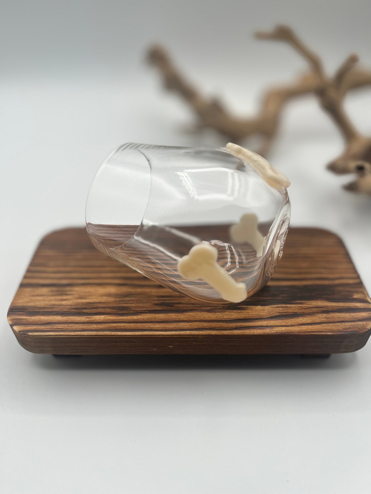 Hand Blown Stemless Wine Glass Dick Cup | Bachelorette |Bachelor | Party Favor