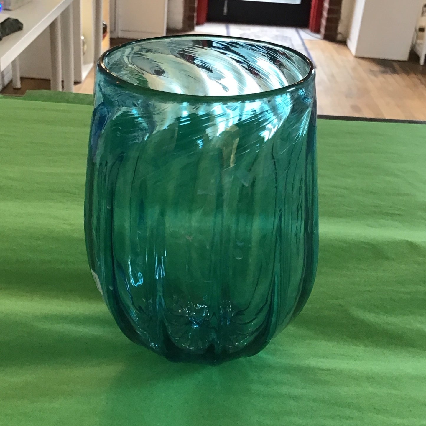 Blue glass