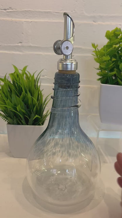 Sapphire Oil and Vinegar Drizzler Bottles